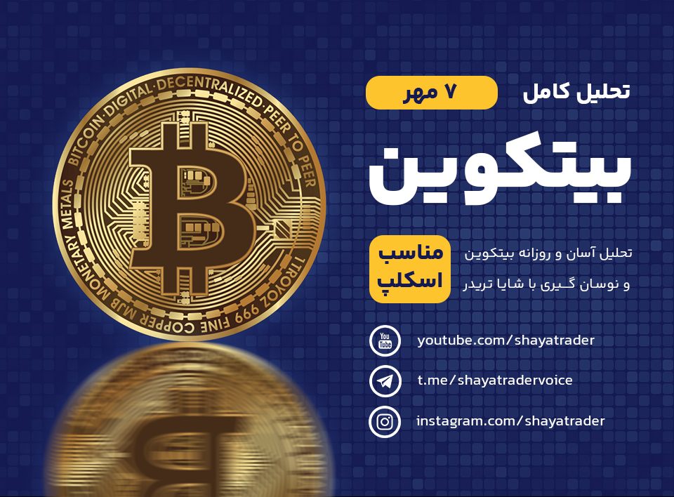 تحلیل بیت کوین در 7 مهر 1403